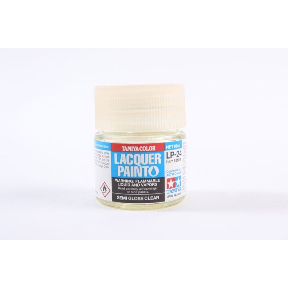 Tamiya 82124 Lacquer Paint LP-24 Semi Gloss Clear 10ml