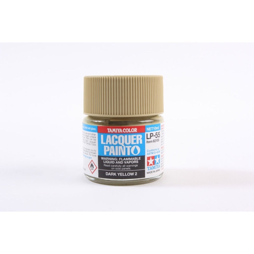 Tamiya 82155 Lacquer Paint LP-55 Dark Yellow 2 (10ml)