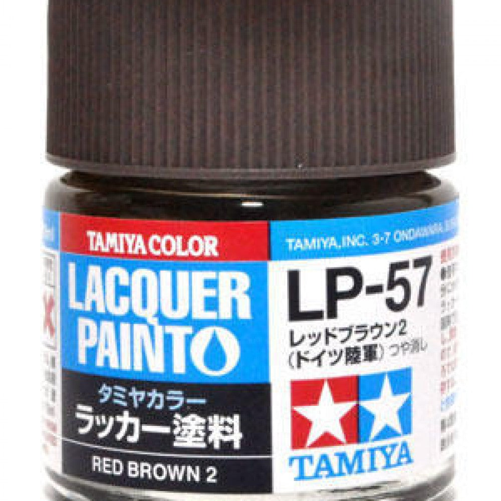 Tamiya 82157 Lacquer Paint LP-57 Red Brown 2 (10ml)