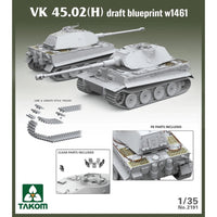 Takom 1/35 VK45.02(H) Draft Blueprint W1461 Model Kit