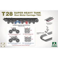 Takom 1/35 T28 Super Heavy Tank Gun Motor Carriage T95