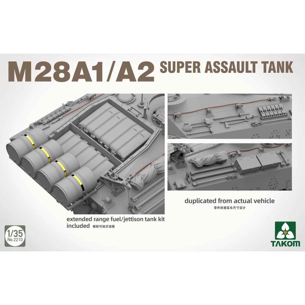 Takom 1/35 M28A1/A2 Super Assault Tank