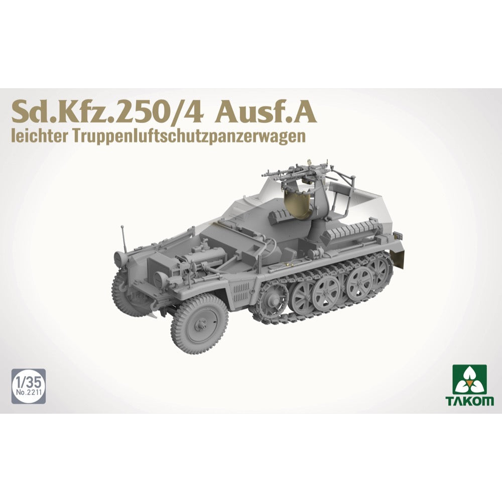 Takom 1/35 Sd.Kfz.250/4 Ausf.A Leichter Truppenluftschutzpanzerwagen Model Kit