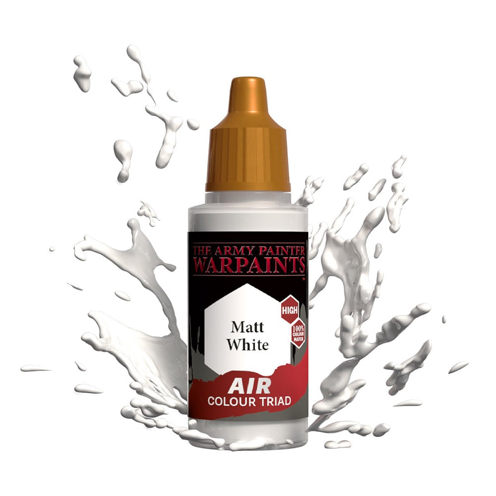 The Army Painter AW1102 Warpaints Air Matt White 18ml Acrylic Paint