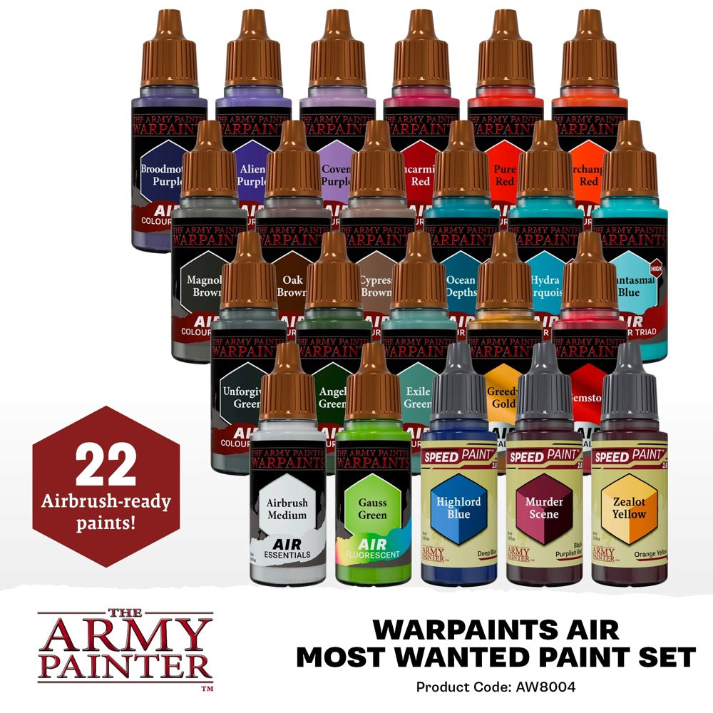 The Army Painter Warpaints Air: Most Wanted Set