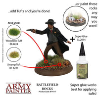 The Army Painter BF4117 Battlefield Basing Rocks