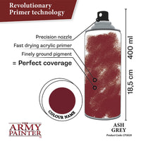 The Army Painter CP3029 Colour Primer Ash Grey 400ml Spray Paint