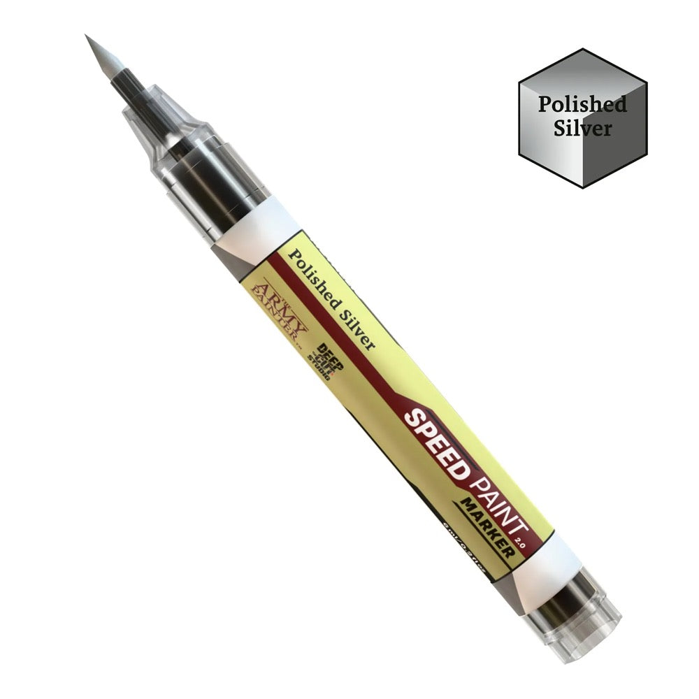 The Army Painter Speedpaint Marker Polished Silver