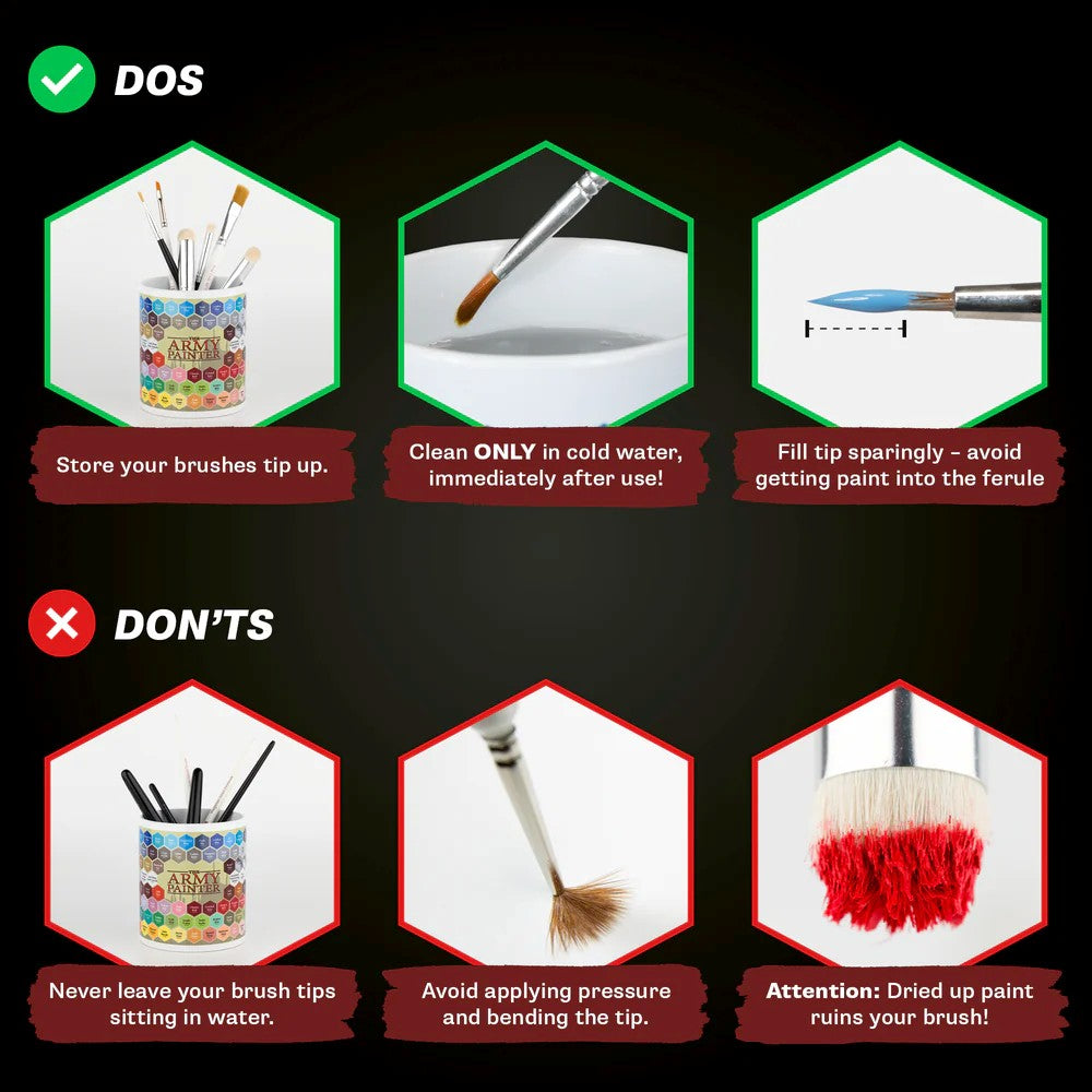 The Army Painter TL5066 Most Wanted Brush Set