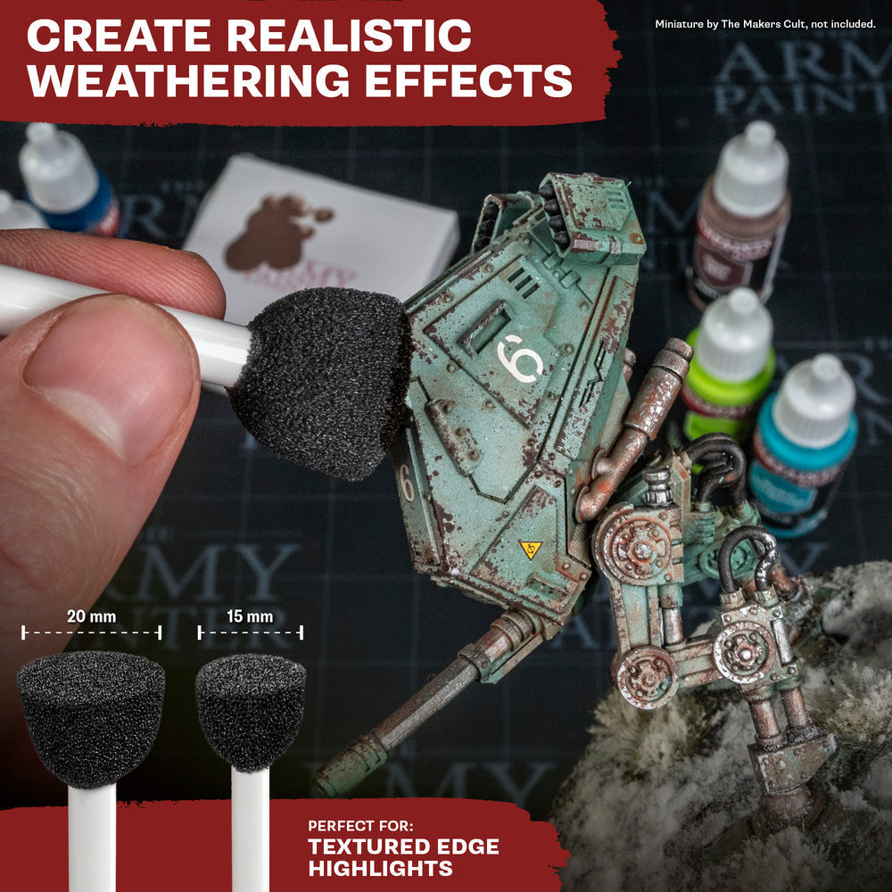 The Army Painter TL5069 Miniature Chipping Brush Set