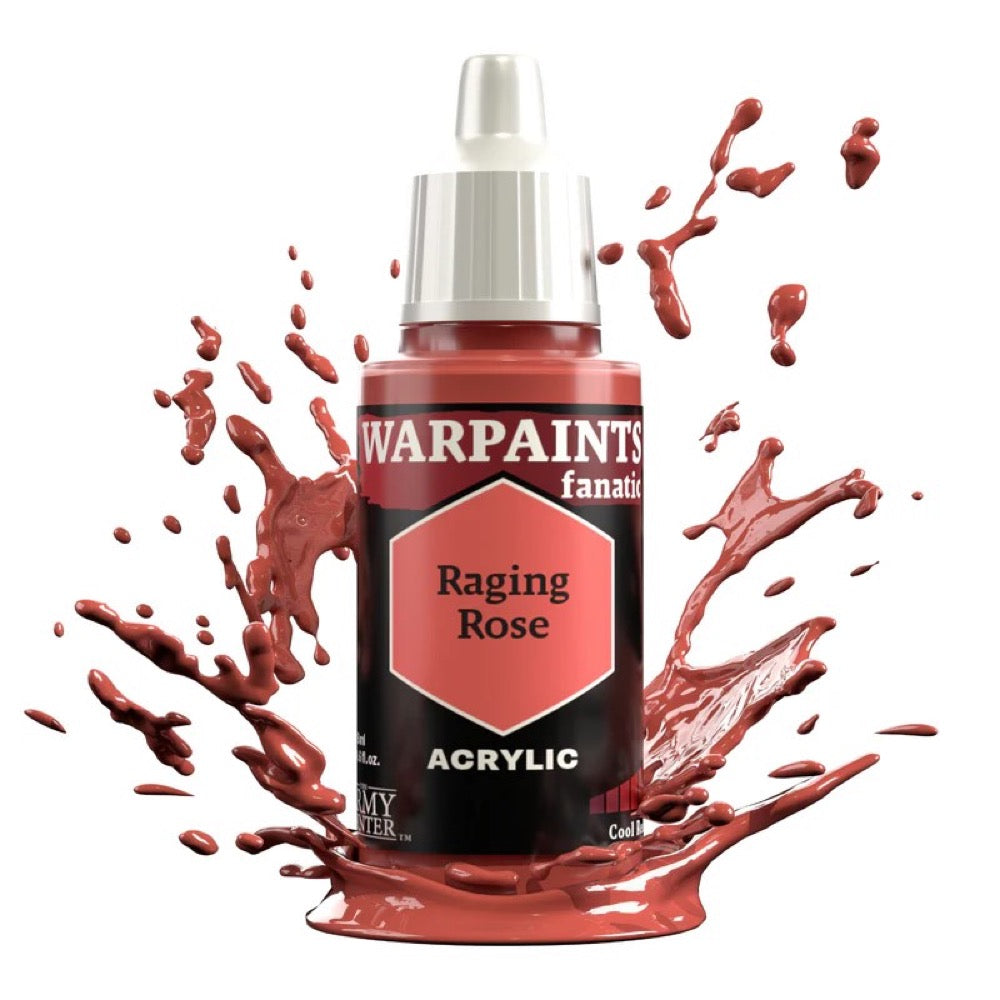 The Army Painter WP3120 Warpaints Fanatic Raging Rose 18ml Acrylic Paint