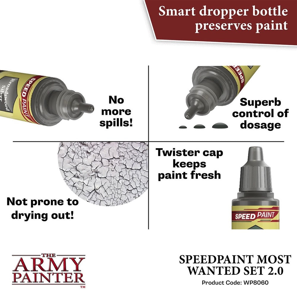 The Army Painter WP8060 Speedpaint Most Wanted Set 2.0