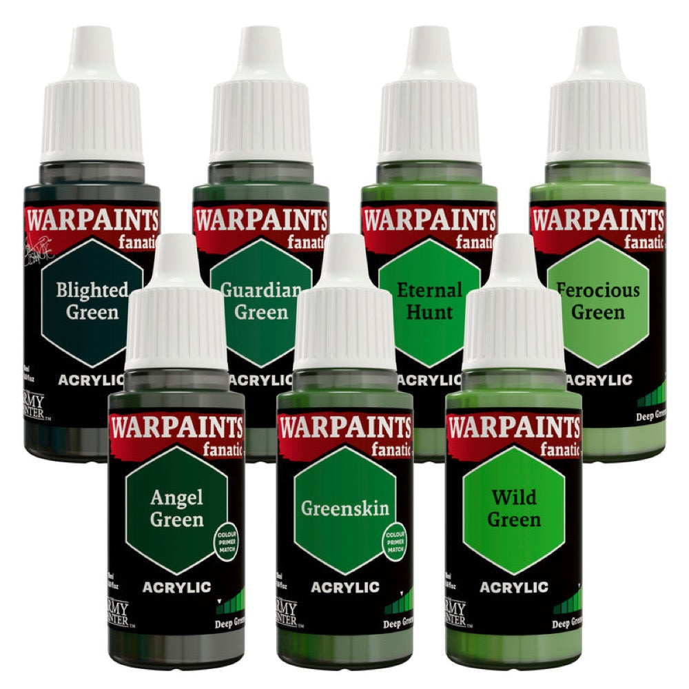 The Army Painter Warpaints Fanatic Flexible Triad PLUS Deep Greens