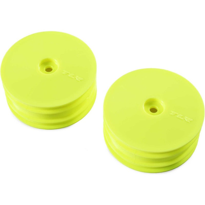 TLR TLR43021 Front Wheel Yellow 2pce 22x-4