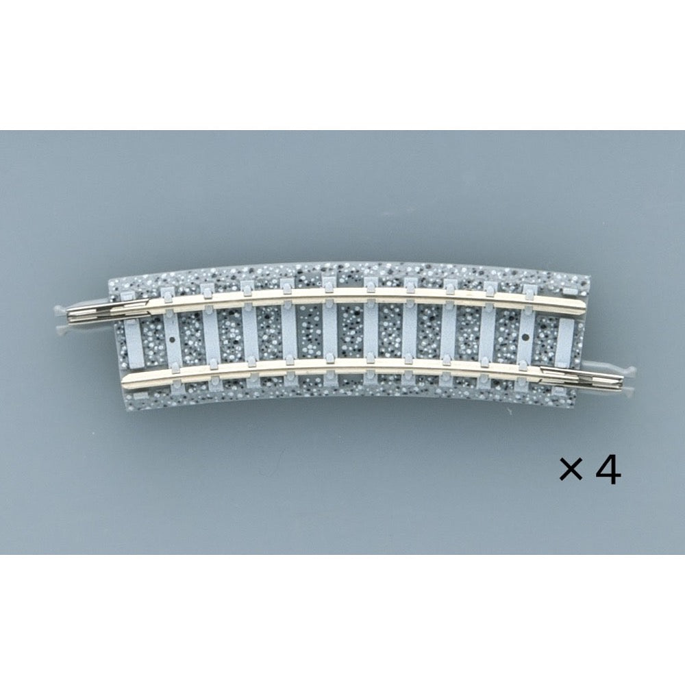 Tomix 1863 N Curve PC Track 9-9/16" 243mm Radius 15¬∞ (4)