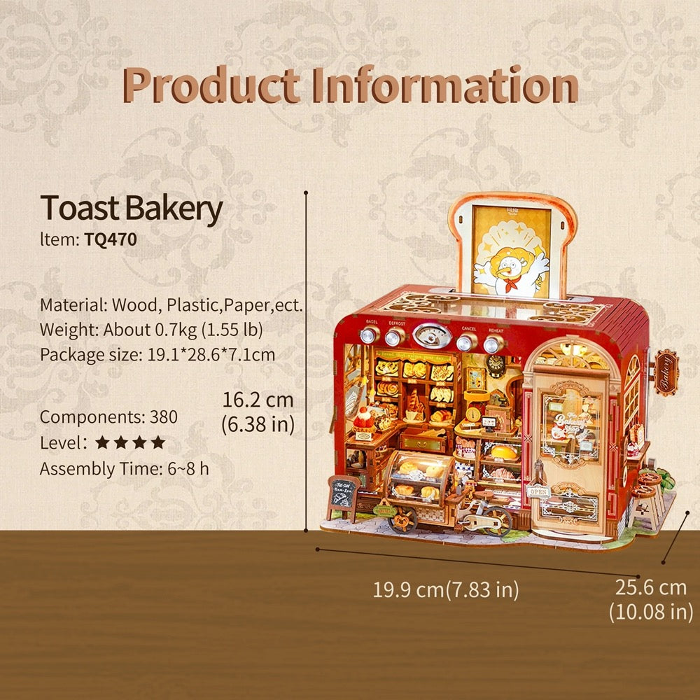 Tonecheer Toast Bakery Book Nook