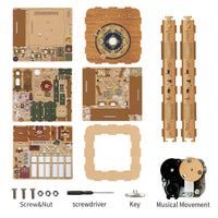 Tonecheer Cat's Family Music Box