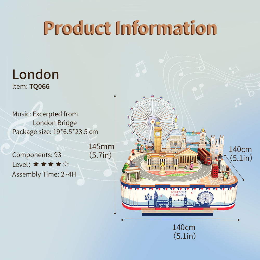 Tonecheer London Music Box 6971683350666