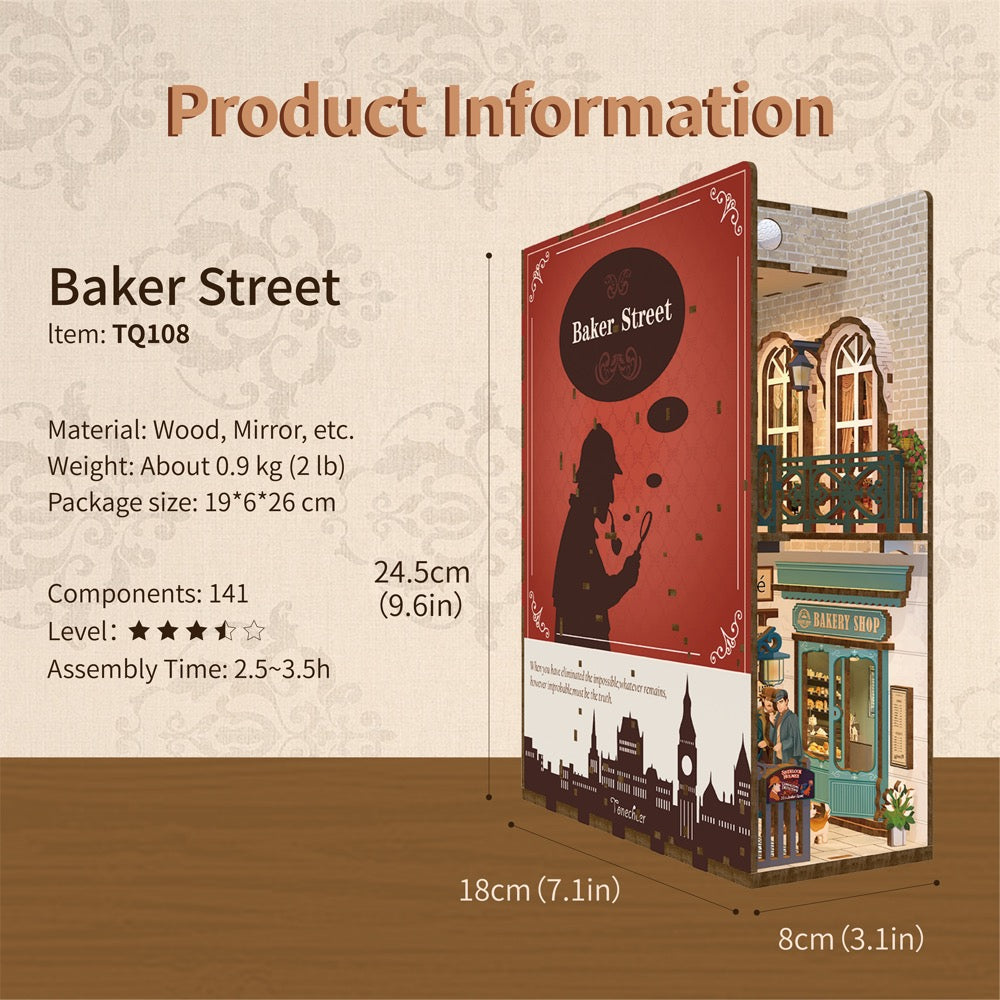 Tonecheer Baker Street Book Nook