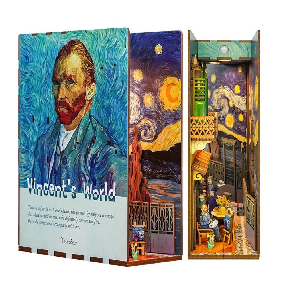 Tonecheer Vincent's World Book Nook 6971683351137