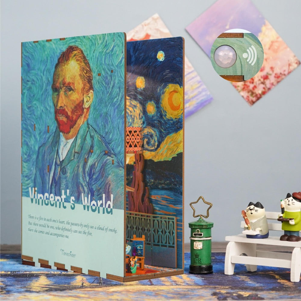 Tonecheer Vincent's World Book Nook 6971683351137