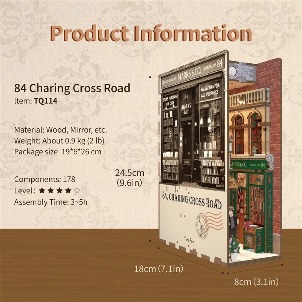 Tonecheer 84 Charing Cross Road Book Nook
