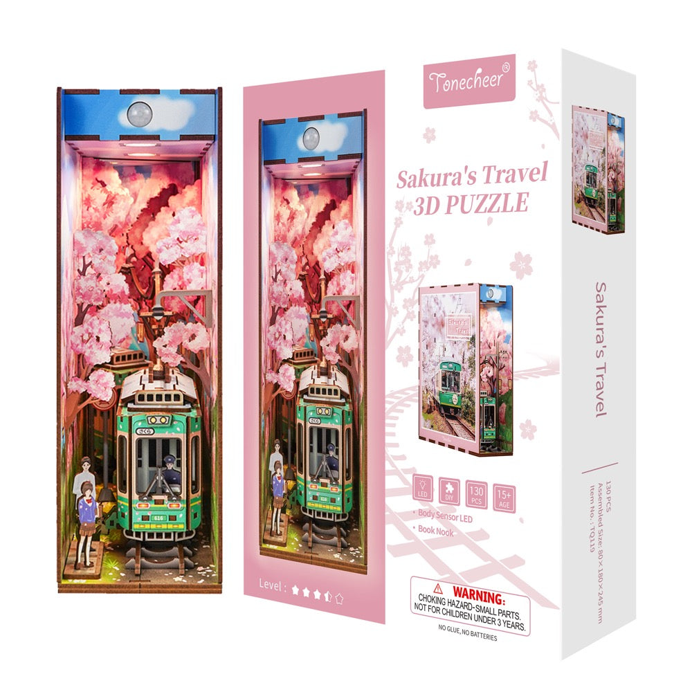 Tonecheer Sakura's Travel Book Nook 6971683351199