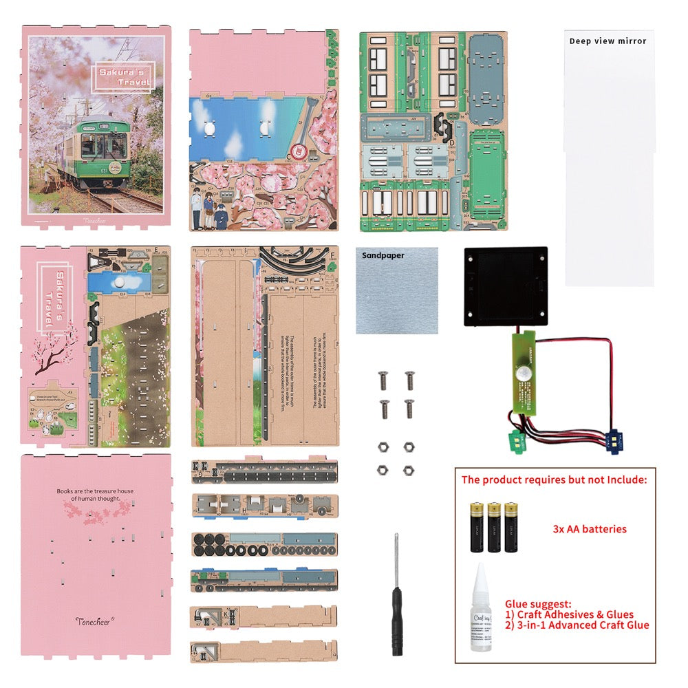 Tonecheer Sakura's Travel Book Nook 6971683351199