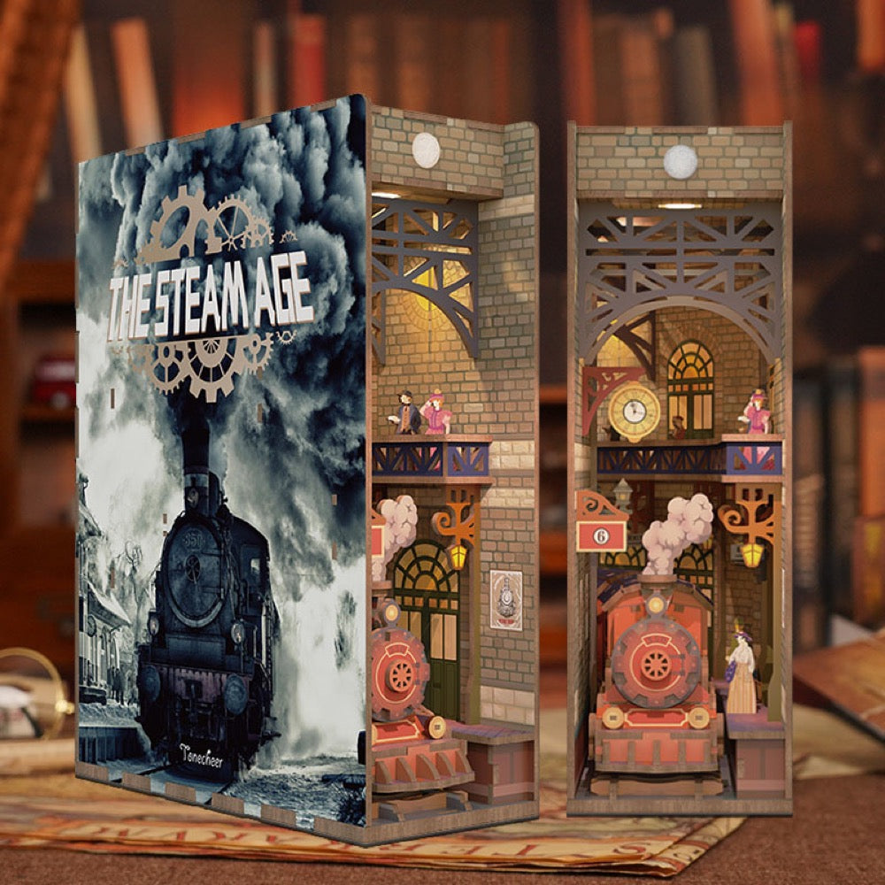 Tonecheer The Steam Age Book Nook