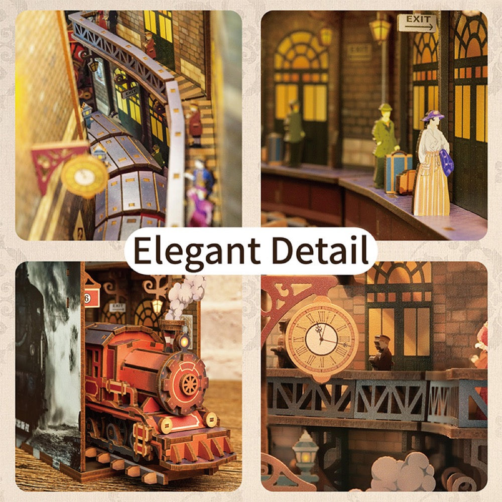 Tonecheer The Steam Age Book Nook