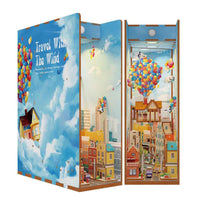 Tonecheer Travel With The Wind Book Nook