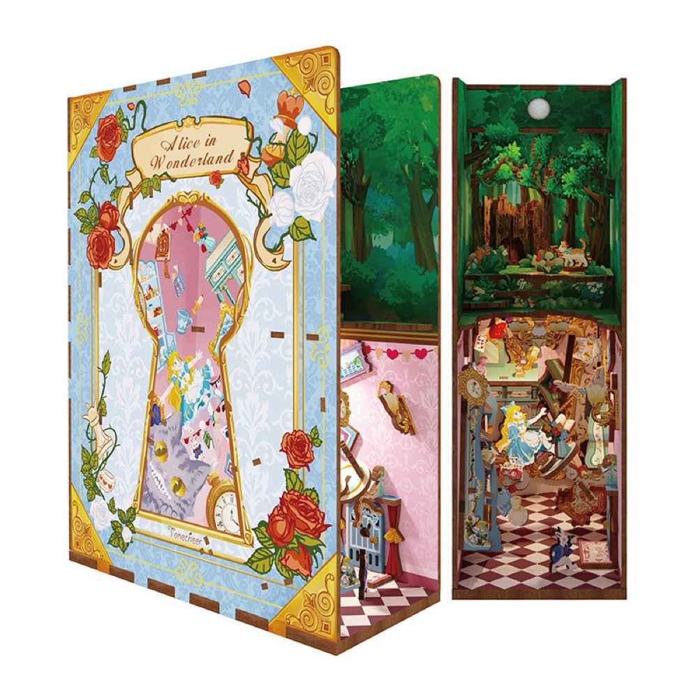 Tonecheer Alice In Wonderland Book Nook