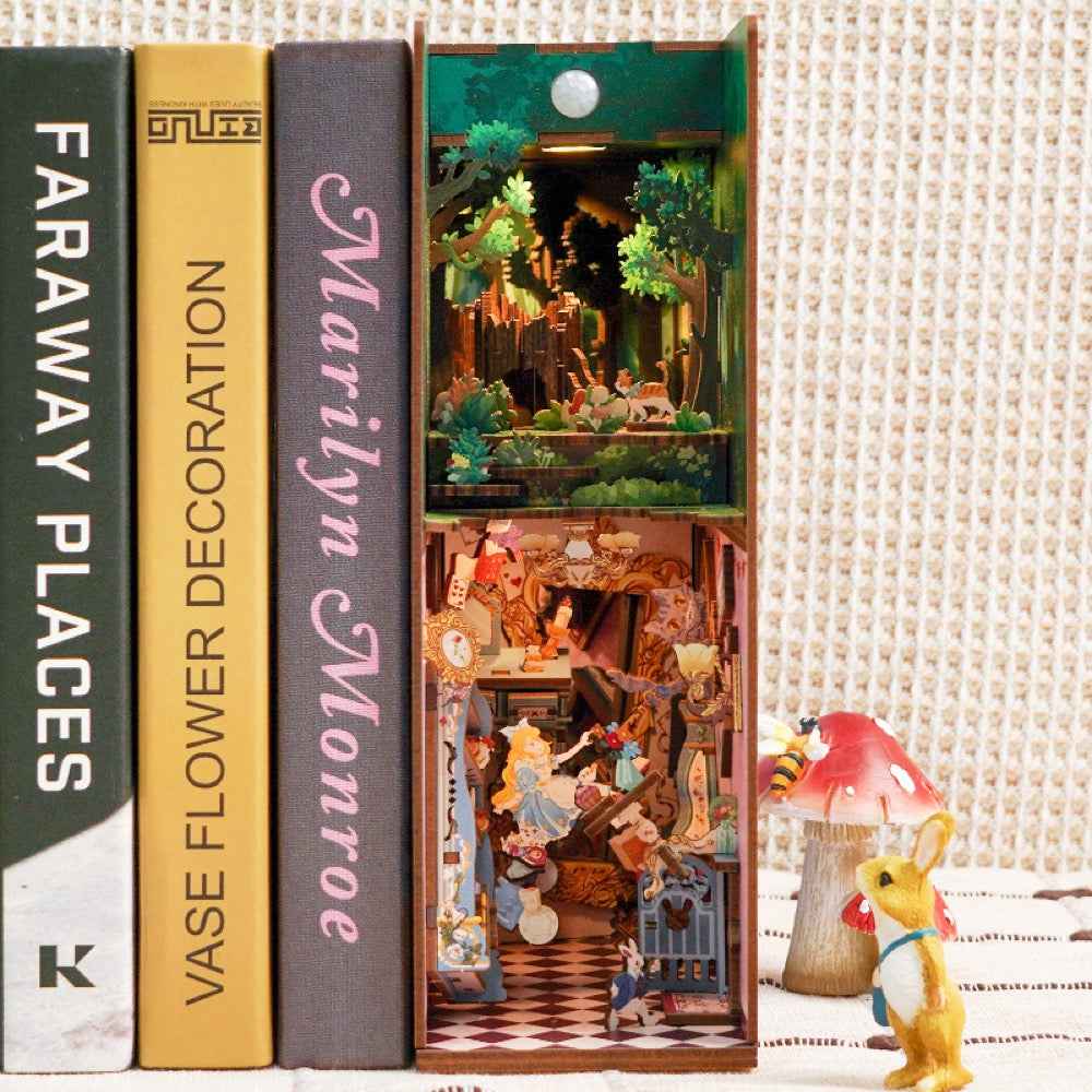Tonecheer Alice In Wonderland Book Nook