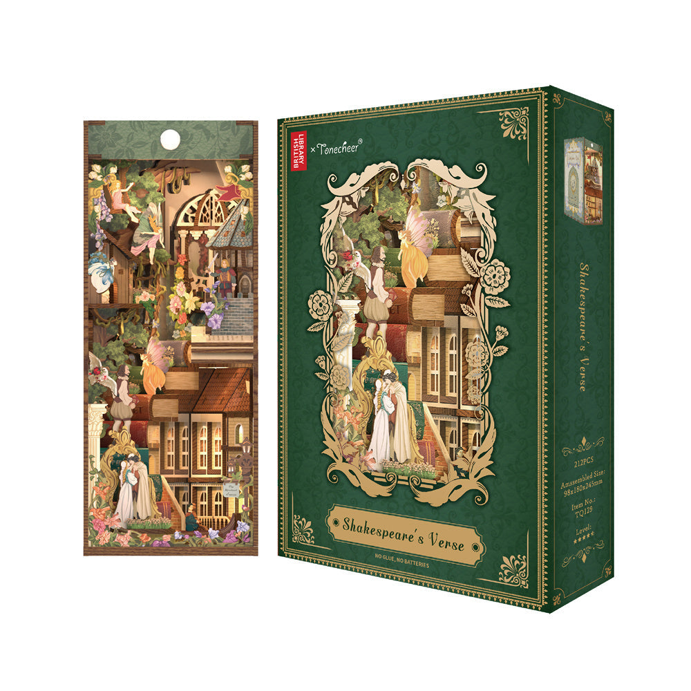Tonecheer Shakespeare's Verse Book Nook 6971683351298