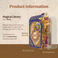 Tonecheer Magical Library Book Nook