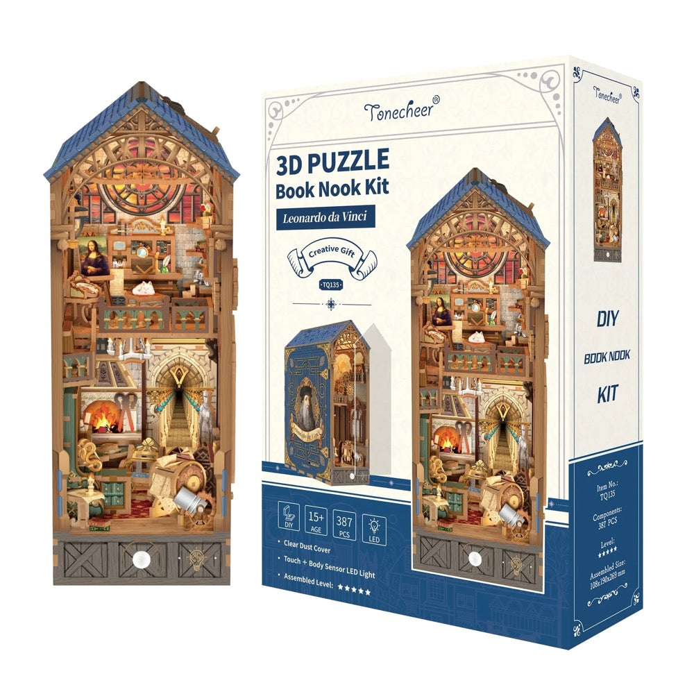 Tonecheer Leonardo da Vinci Booknook