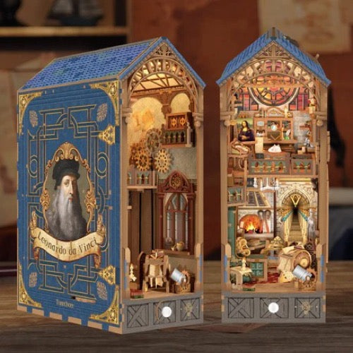 Tonecheer Leonardo da Vinci Book Nook