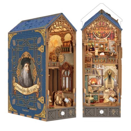 Tonecheer Leonardo da Vinci Book Nook