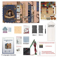 Tonecheer Leonardo da Vinci Book Nook