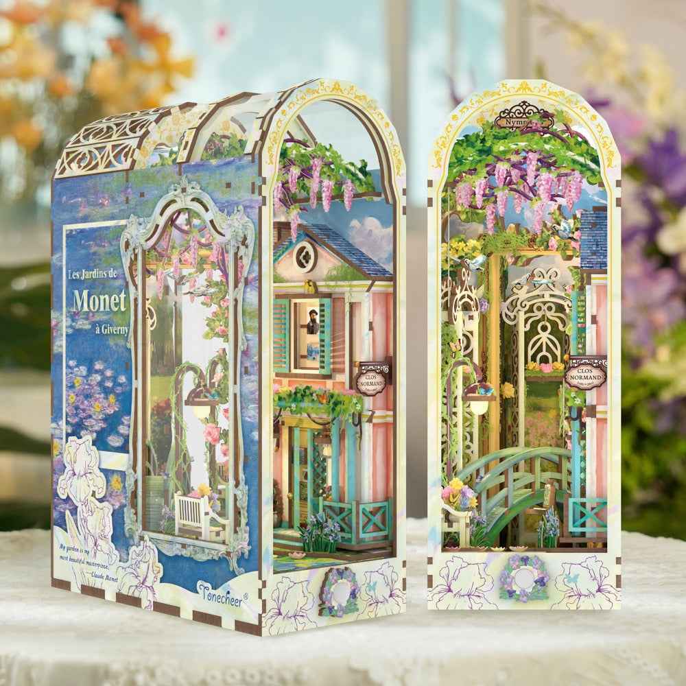 Tonecheer Giverny Garden Book Nook
