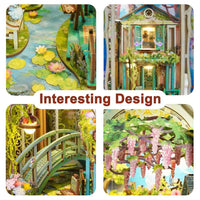 Tonecheer Giverny Garden Book Nook