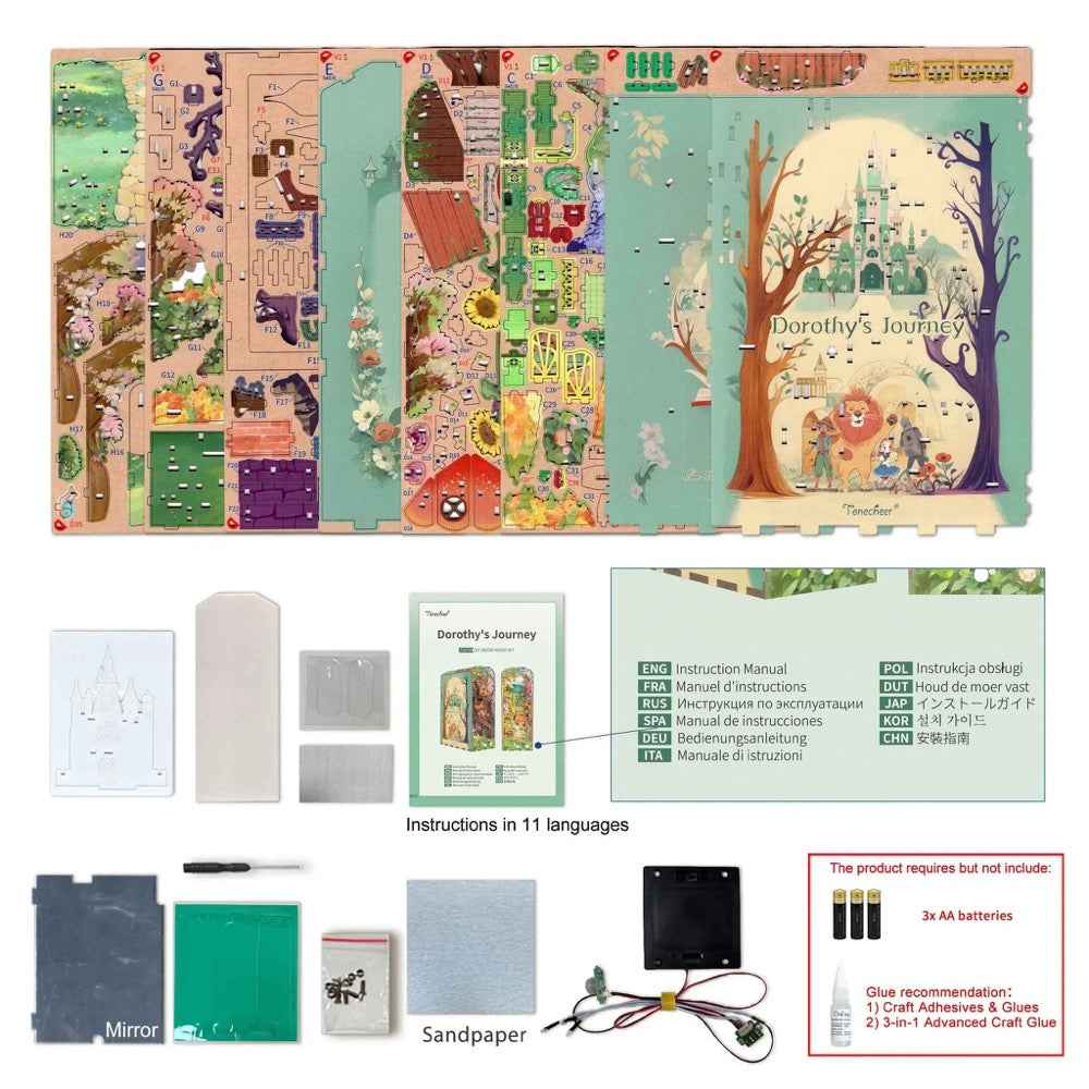 Tonecheer Dorothy's Journey Book Nook