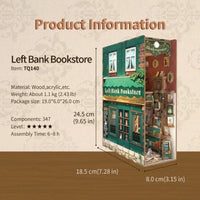 Tonecheer Left Bank Bookstore Book Nook