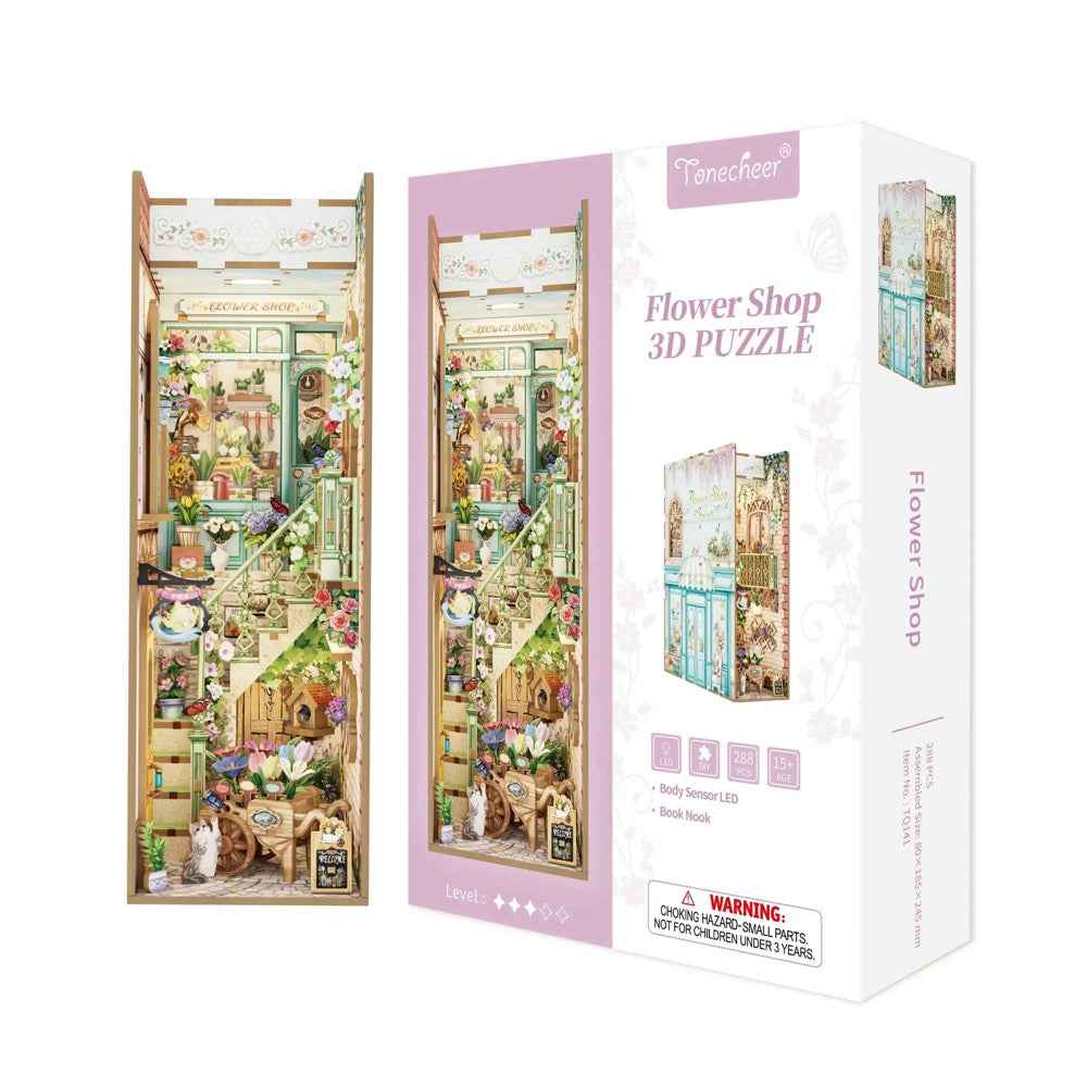 Tonecheer Flower Shop Book Nook