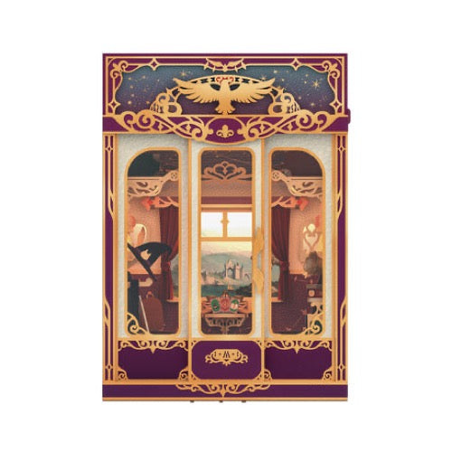 Tonecheer Infinity Train Cabin Magical Journey Book Nook