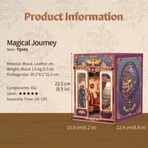 Tonecheer Infinity Train Cabin Magical Journey Book Nook