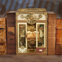 Tonecheer Infinity Train Cabin Steam Fantasy Book Nook