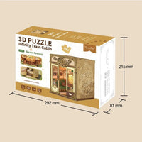 Tonecheer Infinity Train Cabin Steam Fantasy Book Nook