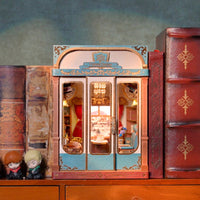 Tonecheer Infinity Train Cabin European Travels Book Nook