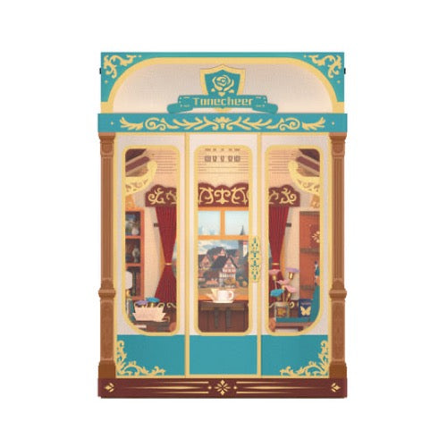 Tonecheer Infinity Train Cabin European Travels Book Nook